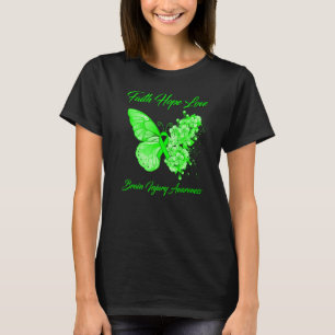 Butterfly Faith Hope Love Brain Injury Awareness T-Shirt