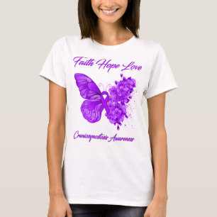 Butterfly Faith Hope Love Craniosynostosis T-Shirt