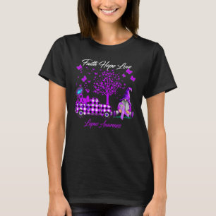 Butterfly Faith Hope Love Lupus Awareness T-Shirt