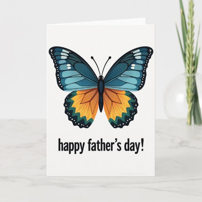 Butterfly Fathers Day Card (Front)