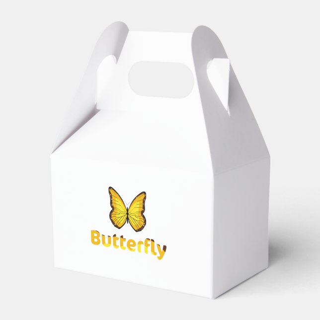 Butterfly Favour Box (Front Side)