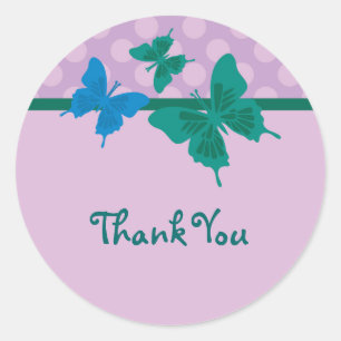 Butterfly Favour Sticker