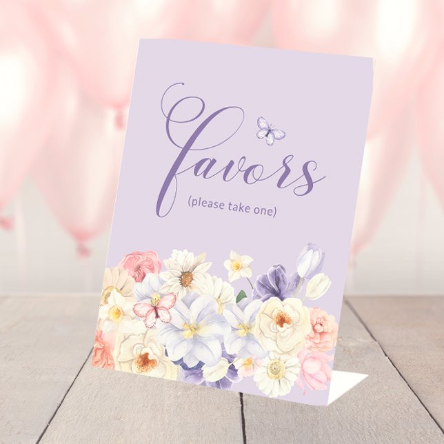 Butterfly Favours Sign (Butterfly Favors Sign
)