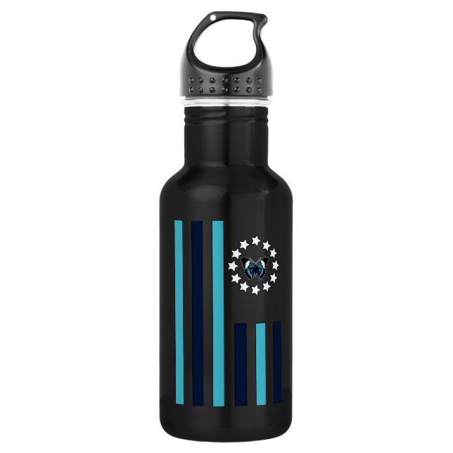 Butterfly - Flag 532 Ml Water Bottle (Front)