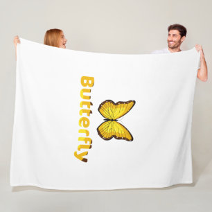 Butterfly Fleece Blanket