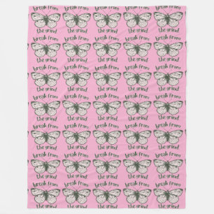 Butterfly Fleece Blanket