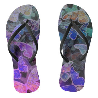 Butterfly Flip Flops