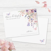 Butterfly Floral Baby Shower Advice