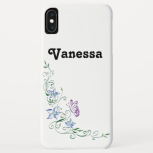 Butterfly & Floral Border Design  - Case-Mate iPhone Case