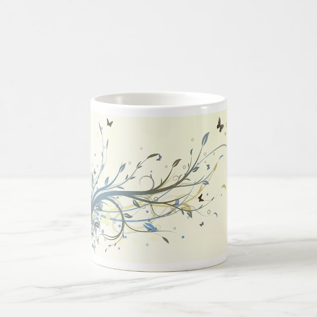 Butterfly Floral Coffee Mug (Creator Uploaded)