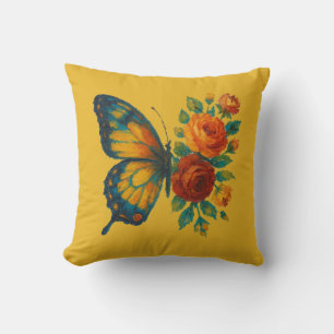 Butterfly Floral Cushion