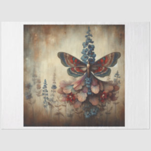 Butterfly Floral Decoupage Tissue Paper