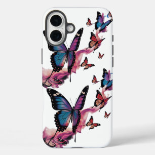 Butterfly Flow iPhone 16 Plus Case – Transformatio