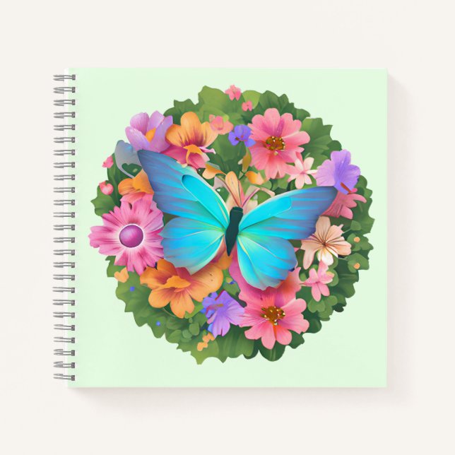 Butterfly Flower Garden Notebook (Front)