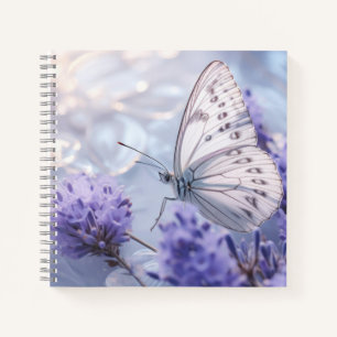 Butterfly Flower Nature Serene Tranquil Notebook