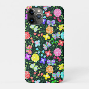 Butterfly Flower Rainbow Case-Mate iPhone Case