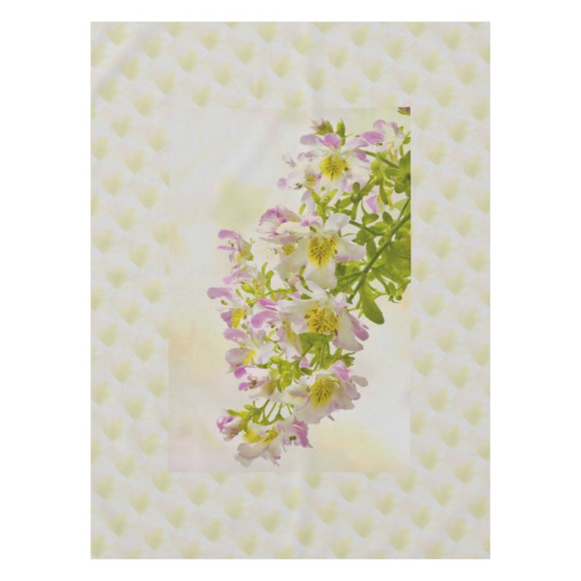 Butterfly Flowers Tablecloth (Front)