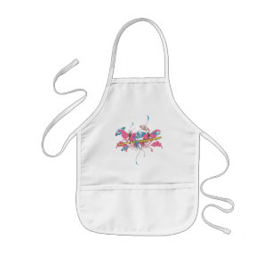 Butterfly Flute Kids Apron