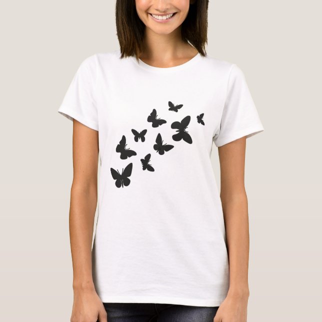 Butterfly_ Fluttering Transformation T-shirt (Front)