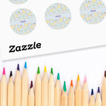 Butterfly Flutters Blue Personalised