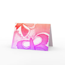 Butterfly Folded Greeting Card