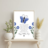 Butterfly Footprint Art: A Mother's Day Keepsake
