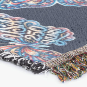 Butterfly for the USA 250th anniversary Throw Blanket