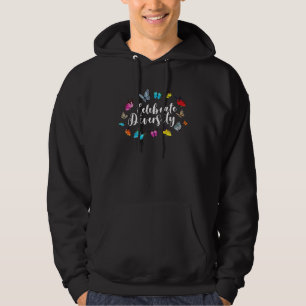 Butterfly For Women Celebrate Diversity Girl Butte Hoodie