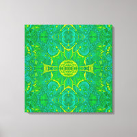 Butterfly Forest Bohemian Arabesque Mandala Gree
