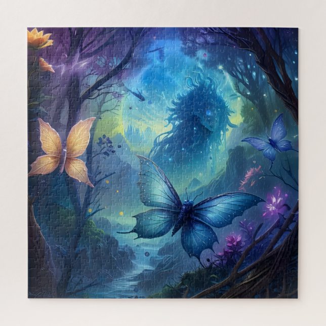 Butterfly Forest  Jigsaw Puzzle (Vertical)
