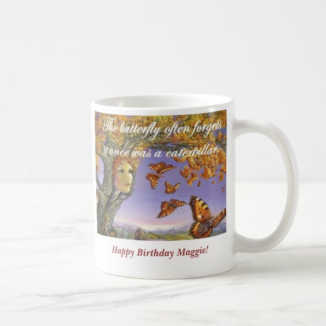"Butterfly Forgets" Mug (Right)