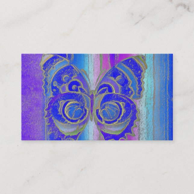 Butterfly Fractal Business Card (Front)