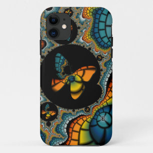 Butterfly fractal iphone case