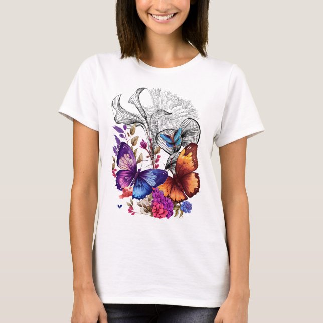 Butterfly freedom T-Shirt (Front)