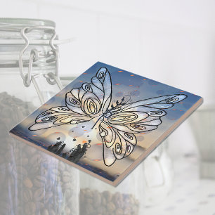 Butterfly Freedom Tile