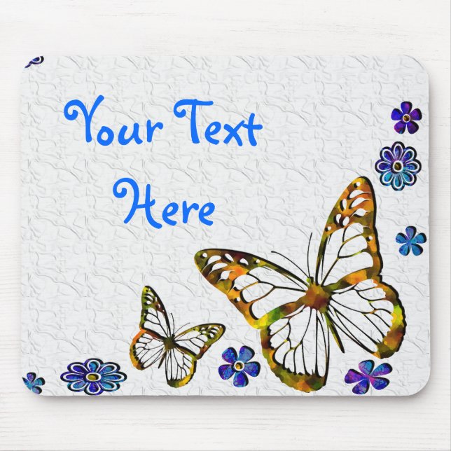 Butterfly Frost Mouse Pad (Front)