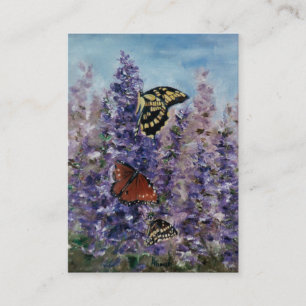 Butterfly Garden Art Card