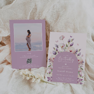 Butterfly Garden Baby Shower Invitation