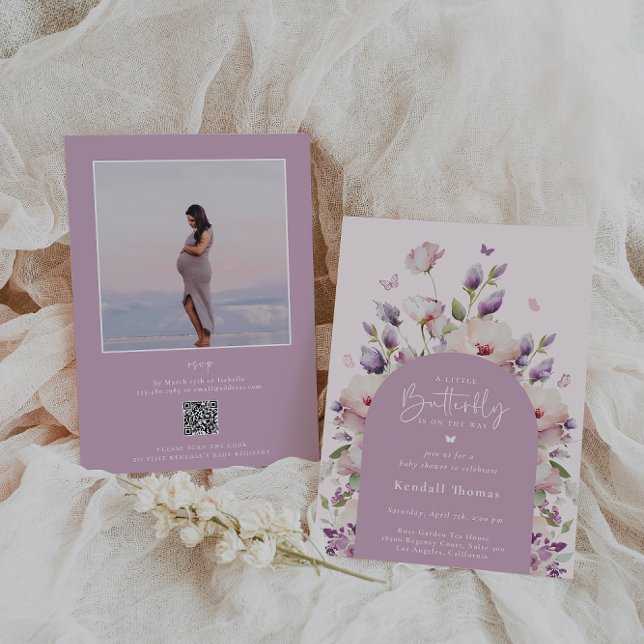 Butterfly Garden Baby Shower Invitation (Creator Uploaded)