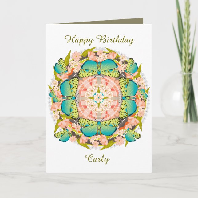 Butterfly Garden Card (Front)