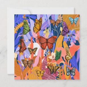 Butterfly Garden Card