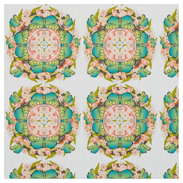 Butterfly Garden Fabric (Swatch)