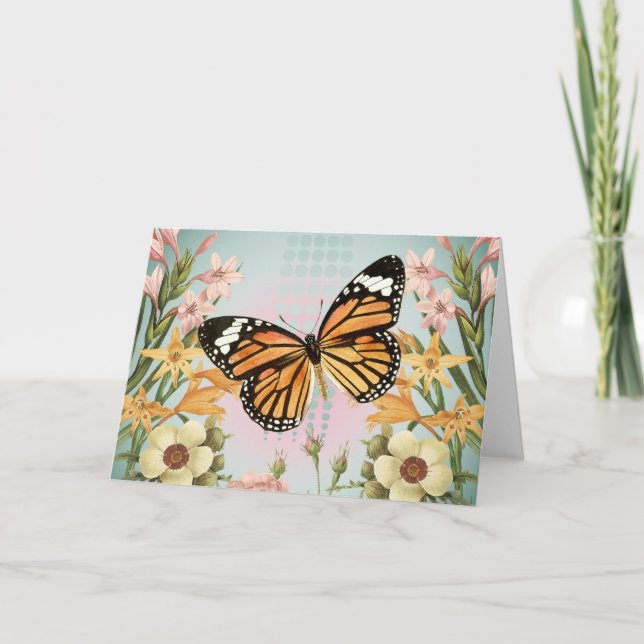 Butterfly Garden-greeting card (Front)