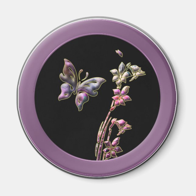 Butterfly Garden Magnet (Front)