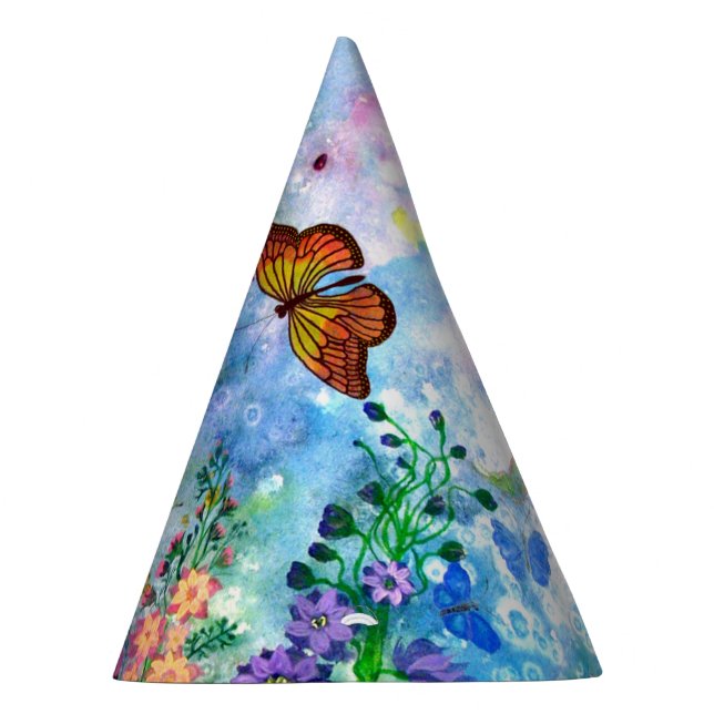 Butterfly Garden Party Hat (Right)