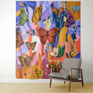 Butterfly Garden Tapestry