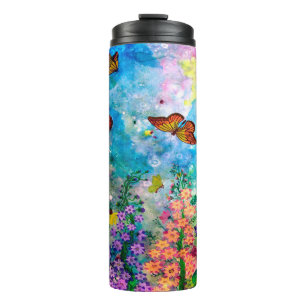 Butterfly Garden Thermal Tumbler