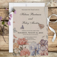 Butterfly Garden Wedding Invitation