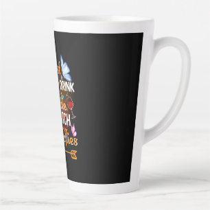 Butterfly Gift   Drink Wine Watch Butterflies Latte Mug
