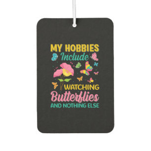Butterfly Gift Include Watching Butterflies Car Air Freshener